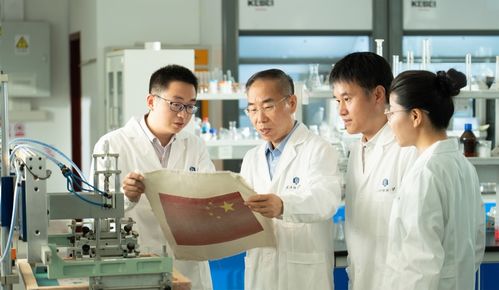 嫦娥六號撐起國旗 月球背面閃耀科技之光——武漢紡織大學研制“石頭版”五星紅旗側(cè)記